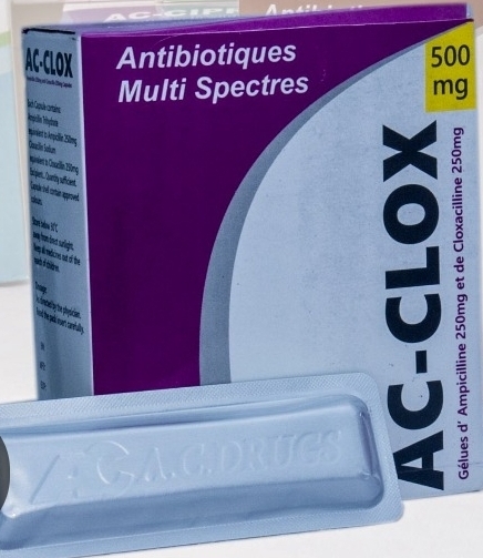 AC-CLOX 500MG (AMPICILLIN 250MG+CLOXACILLIN 250MG)