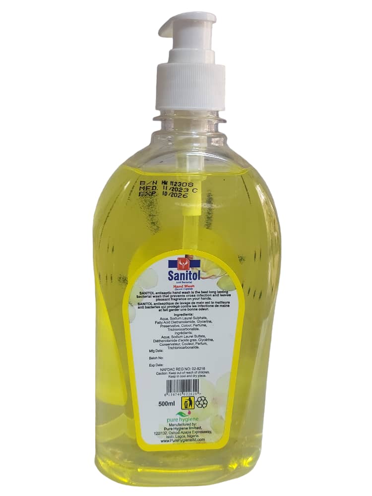 SANITOL HAND WASH 250ML, 1EA