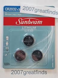 SUNBEAM LITHIUM BATTERY 3V CR2032, 2/PK