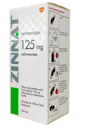 ZINNNAT SUSPENSION (CEFUROXIME AXETIL 125MG/5ML)