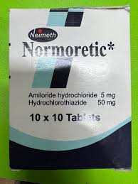 NORMORETIC 5/50MG (AMILORIDE/ HCTZ) 10X10