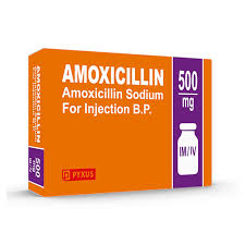AMOXICILLIN 500MG INJ IM IV (GENERIC) 10'S