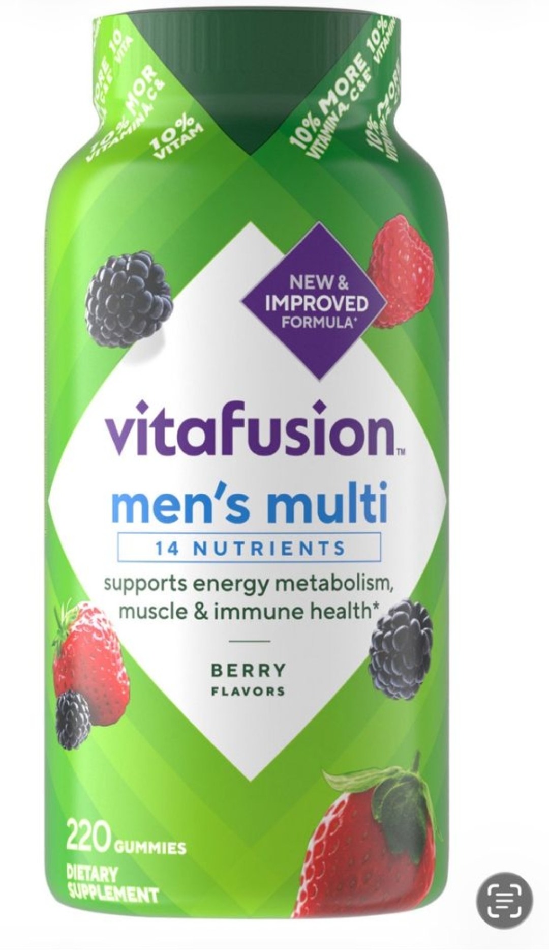 VITAFUSION MEN'S GUMMIES MULTI 220 GUMMIES