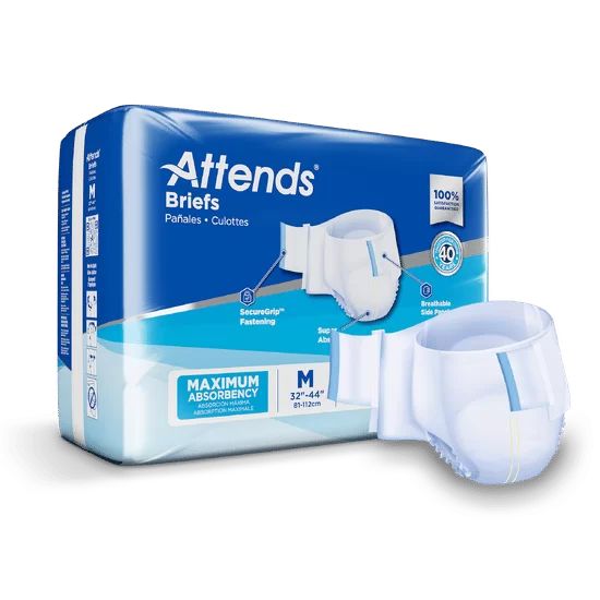 ATTENDS ADULT DISPOSABLE UNDERWEAR LRG (EXTRA HVY ABSORBENCY) |  I8S