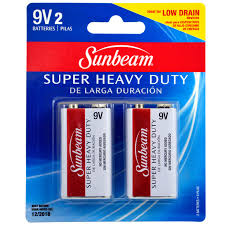 SUNBEAM 9V BATTERYZ, X2