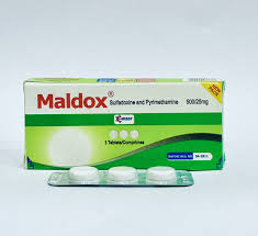 MALDOX (SULFADOXINE & PYRIMETHAMINE 500/25MG, 1*3