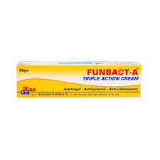 FUNBACT-A CREAM(CLOTRIMAZOLE/BETAMETHASONE/NEOMYCIN) 30G