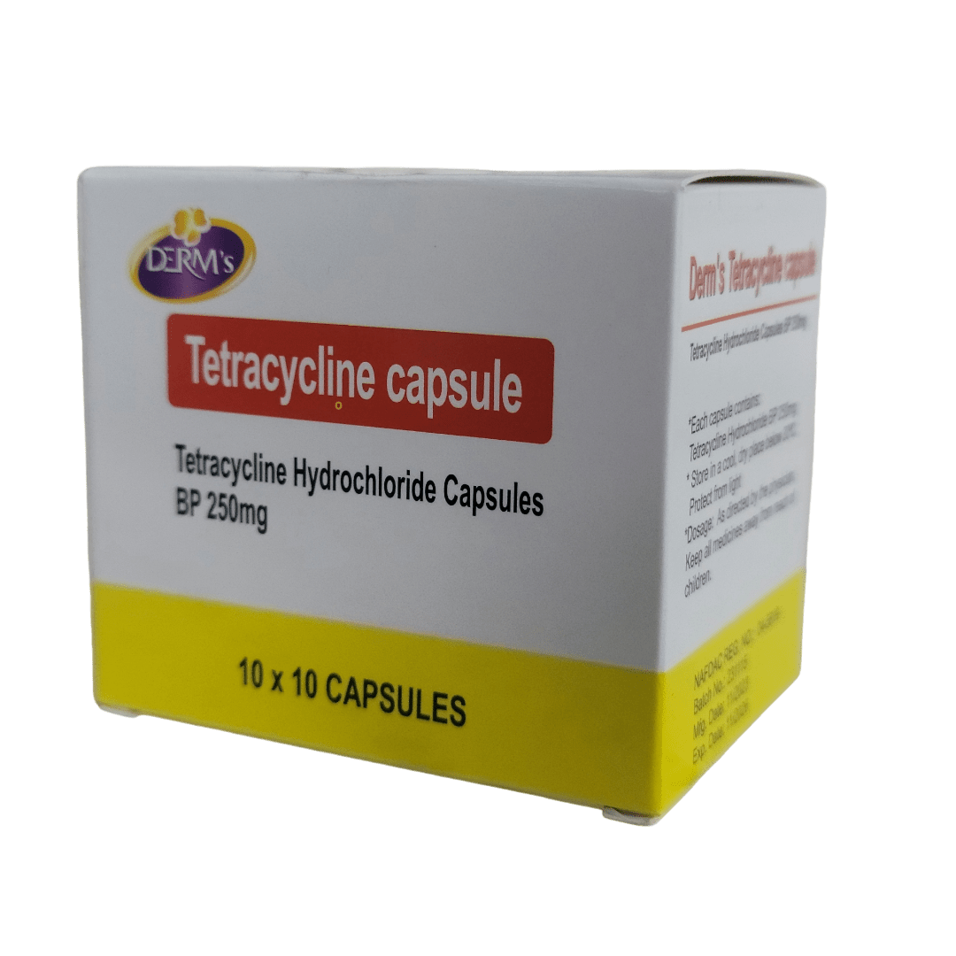 TETRACYCLINE 250MG 1X100 CAPSULES (GENERIC)