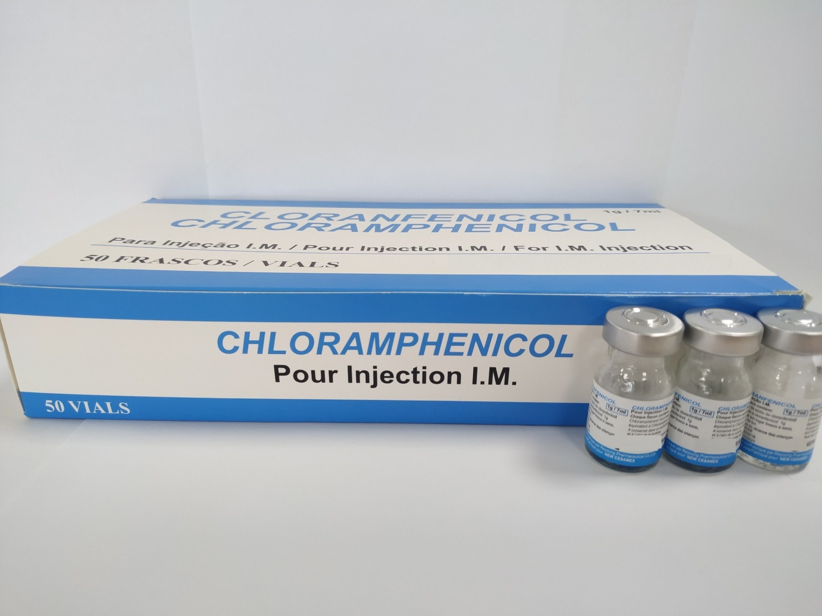 CHLORAMPHENICOL SOD 1GM VIAL IM IV | 1 X 10 PK