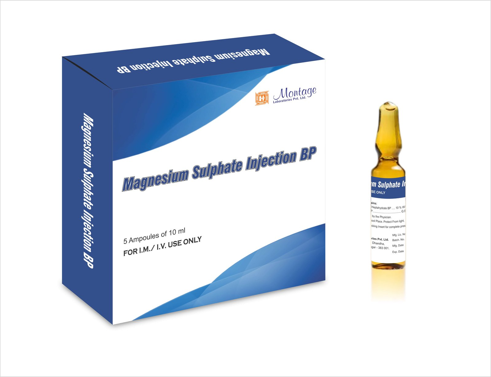 MAGNESIUM SULPHATE INJECTION IM/IV 50% 10ML 2X5X10ML (GENERICS)